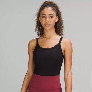 Lululemon Ribbed Yoga Bodysuit, Black, sz 8